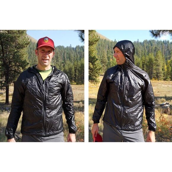 Brooks-Range Men’s Checkered Fleece Wind Shell Lt Breeze Packable Jacket - Picture 1 of 16